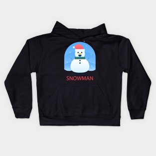 It's time to build the snowman Kids Hoodie